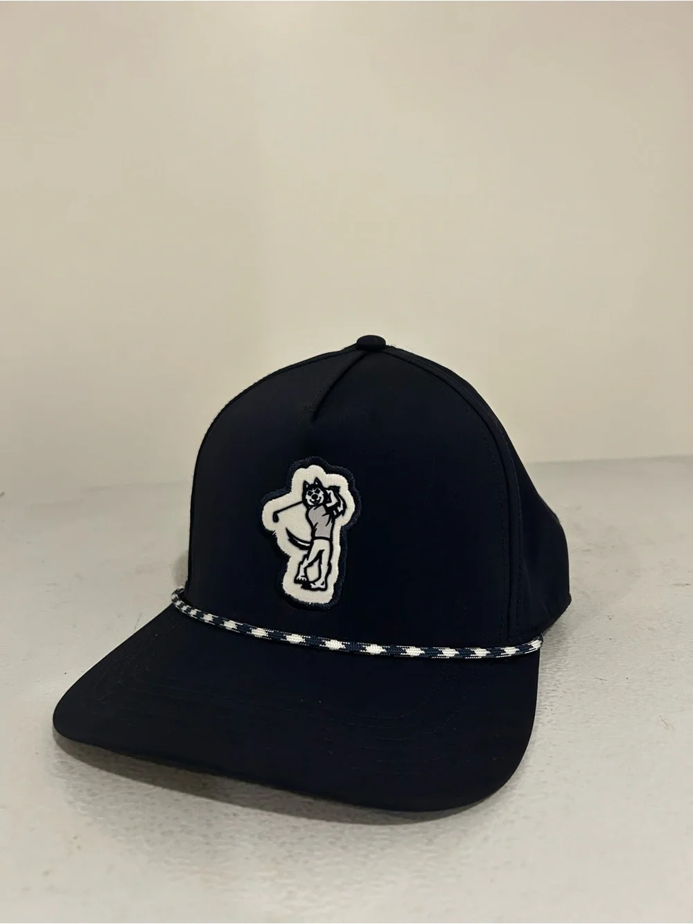 University of Connecticut Husky Golf Rope Hat Blue